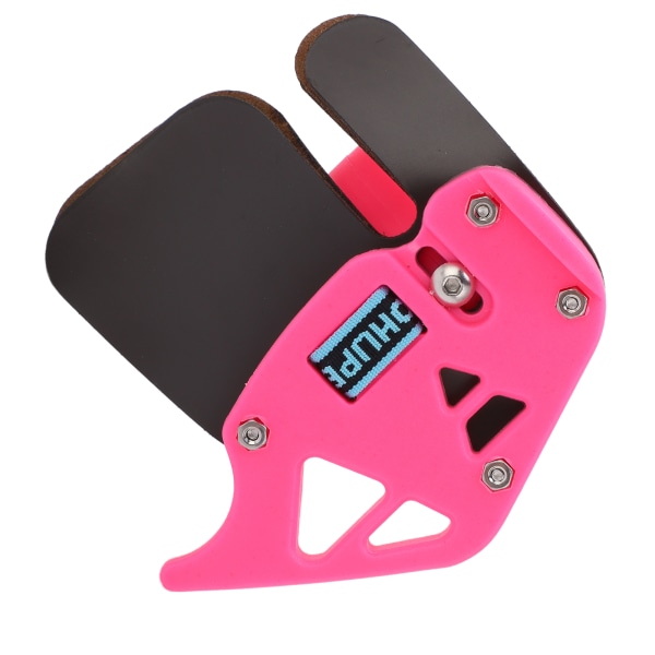 Bueskydning Finger Tab Skydetabs Dobbelt Lag Læder Tabs Beskyttelsesudstyr til Recurve Bue Rose