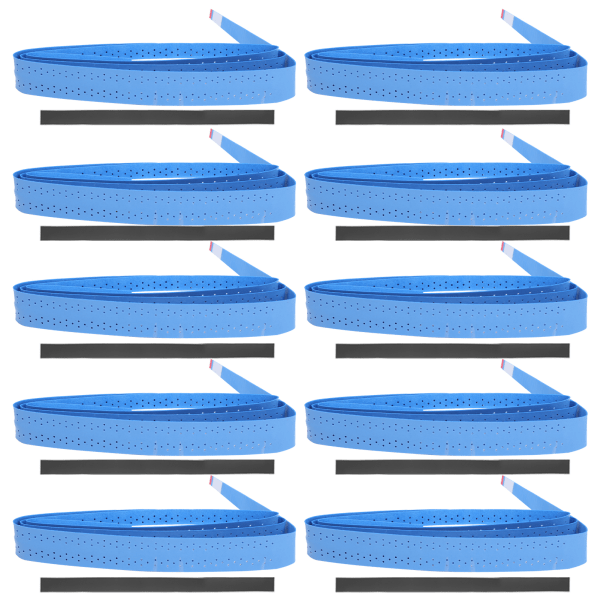 Badmintonracket Övergrepp Perforerad klibbighet Skidsäker fiskespö Svettband Grip Tapblue