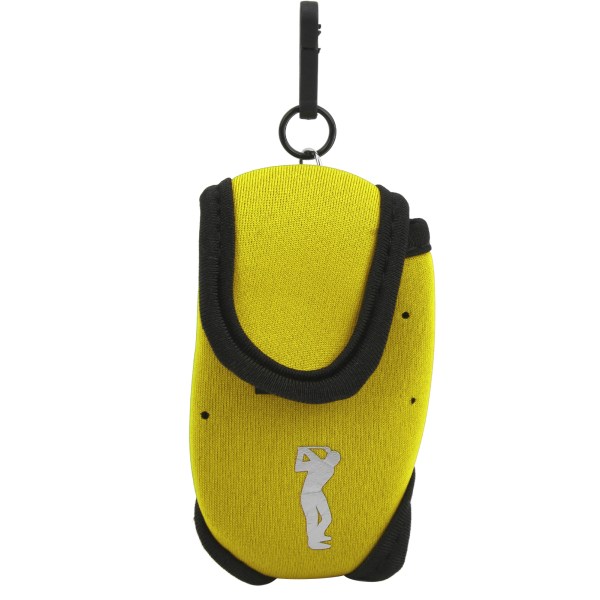 Miniball midjeveske Elastisk slitasjebestandig Fasjonabel, beskyttende ball midjepose for golfspiller Gul