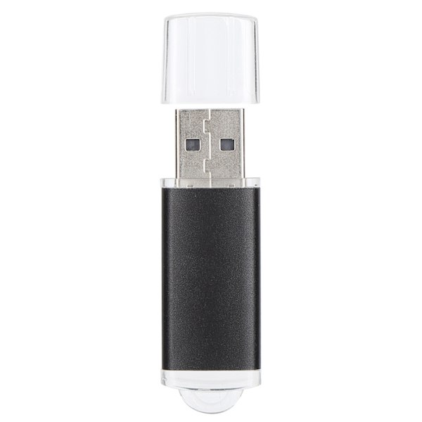 USB Flash Drive Transparent Cover Sort Bærbar Memory Stick til PC Tablet1GB