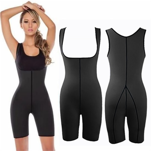 Neopren Body Shaper Sexet Kvinder Slankende Sports Corest Jumpsuit