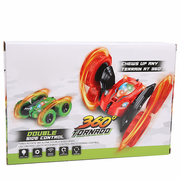 X-010 Dubbelsidig 2,4G-fjärrkontroll Stuntbilmodell 360 graders roll RC billeksak