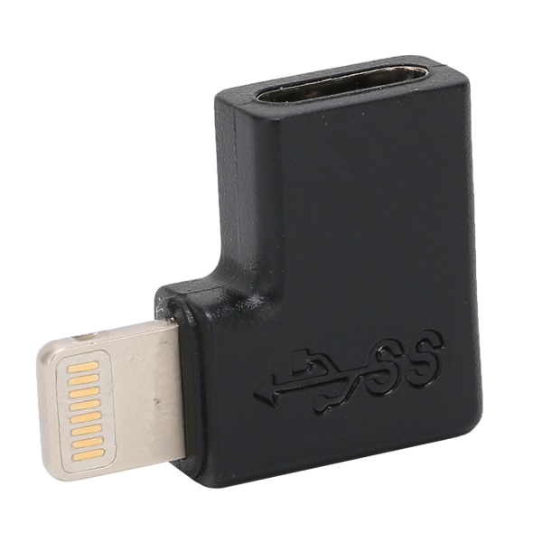 Laddarkabelkonverter för IOS hane till typ-C honadapter för IPhone 12/11/ Pro/Max/XS/XR/X/8/7/Plus/6S/SE2/iPad Pro Air Mini