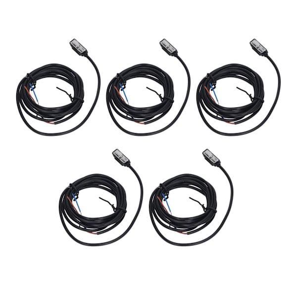 5PCS Magnetisk brytare Sensor ABS-hölje 100mA 2-tråds normalt öppen magnetisk sensor för industri AC DC5-240V