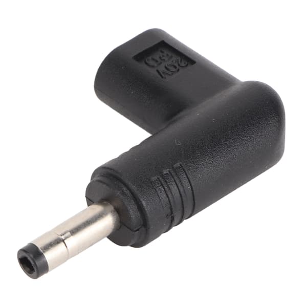 Typ C hona till 4.0x1.7mm laddningsadapter Effektiv säker Stöder upp till 100W Typ C PD snabbladdningsadapter för bärbar dator