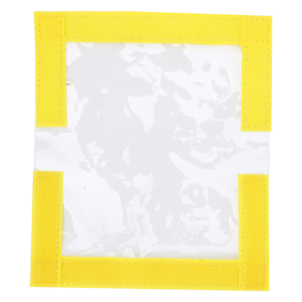Fiskekrokdeksler Slitesterk agnoppbevaringspose Gjennomsiktig Nylon Lure Protection Wrap for FishermanYellow S