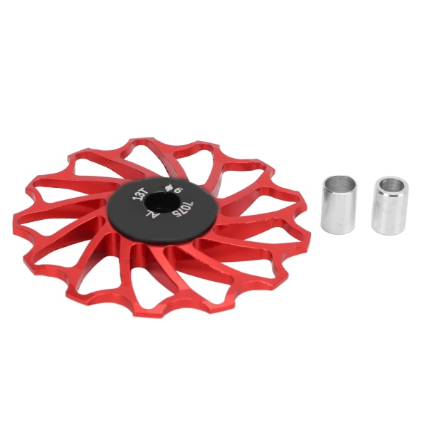 Terrengsykkel bakskifterskive Metal Ceramic 13T Sykkelguide Rullespenningshjul Rød