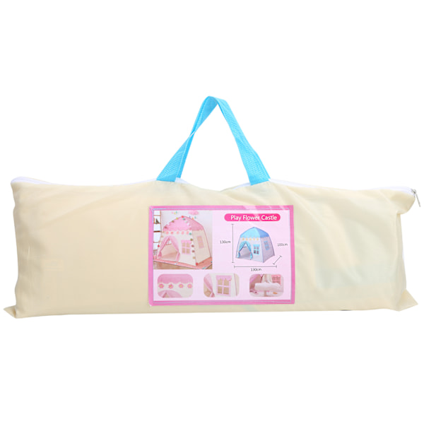 Barn Kid Telt Lekehus Princess Castle Innendørs Utendørs Teepee Toys Room Blue