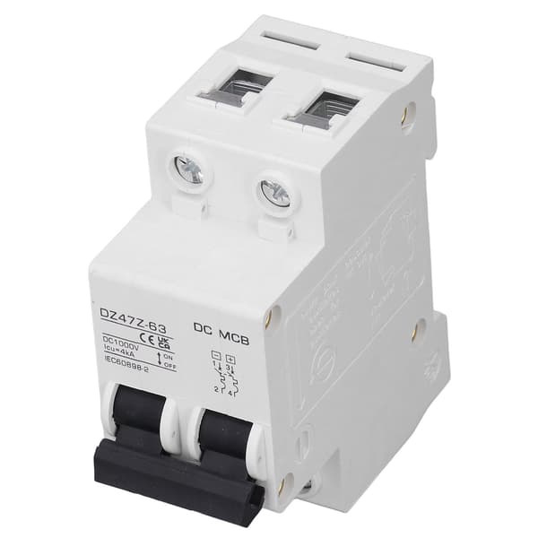 DC-afbryder overbelastningsbeskyttelse magnetisk system PV-afbryder 2P 1000V 16A