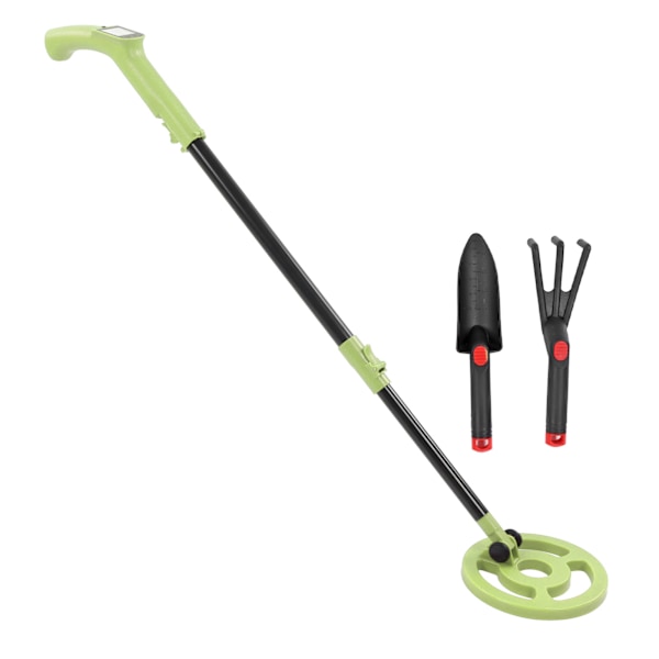 Metalldetektor Pinpointer Myntdetektor Hög precisionsverktyg för inspektionssökning Grön detektor Rake Shovel