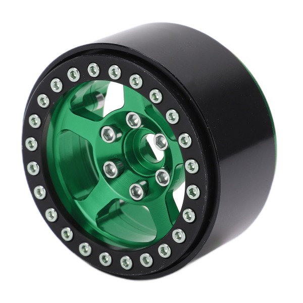 1.9 Tuuman Beadlock Vanteet Alumiiniseos 5 Reikä Hopea Vanteet Tahraamattomat Lukitusrenkaat RC-Vanteet Pyörän Navat Fluoresoiva Vihreä