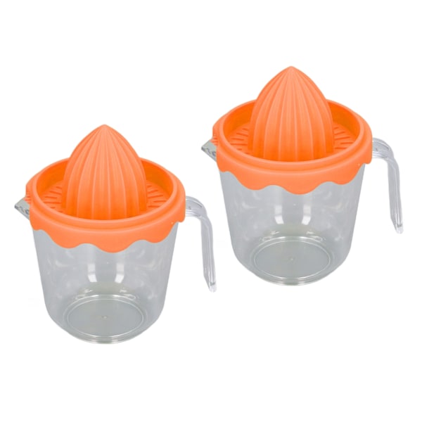 2 stk. Citrus Orange Juicer Citron Manuel Håndpresser PP Multifunktion til Husholdning Orange