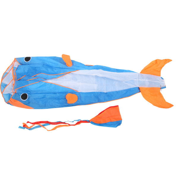 Dolphin Kite Polyester Barn 3D Tegneserie Dyr Myk Parafoil Utendørs Morsomme LekerBlå