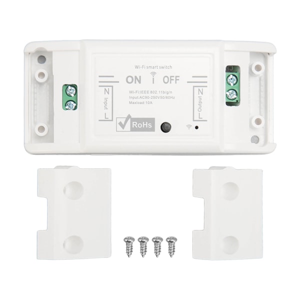Mini Smart Relay WiFi Switch 8 Grupper Timing Opgaver Brandvurdering V0 Wireless Light Remote Control Module til Tuya APP til ZigBee