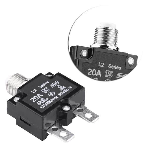 20A 125/250V Termisk Reset-bryter Overstrømsbeskyttelse for Generator