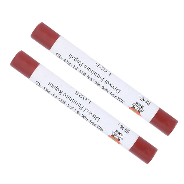 2 stk møbelmaling gulvreparationskridt ridselap patch maling pen træ komposit reparation materiale Redwood