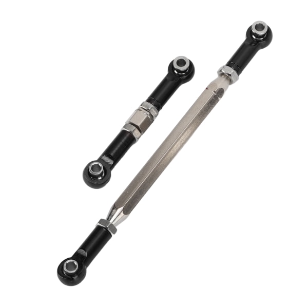 Metal Opgraderet Servo Link Stang Styretøjs Trækstang til MN D90 MN91 MN96 MN99S RC Bil Dele Sort