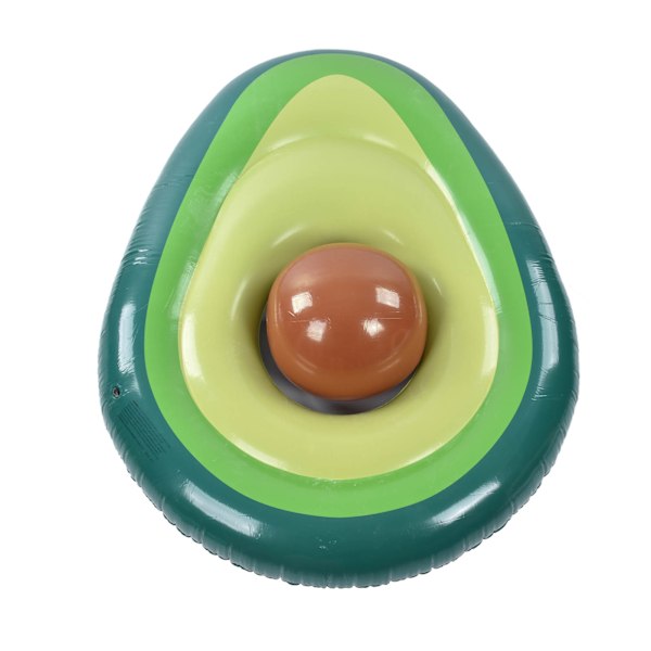 Avocado Pool Float PVC Oppustelig Pools Flåde Liggestol Strand Flydende Fest Legetøj med Bold