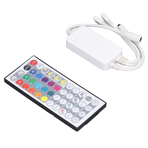 LED Strip Lys Controller 44 Taster 3 Knapper RGB Dual Mode Timing Funktion WIFI Lys Controller DC5V til 24V