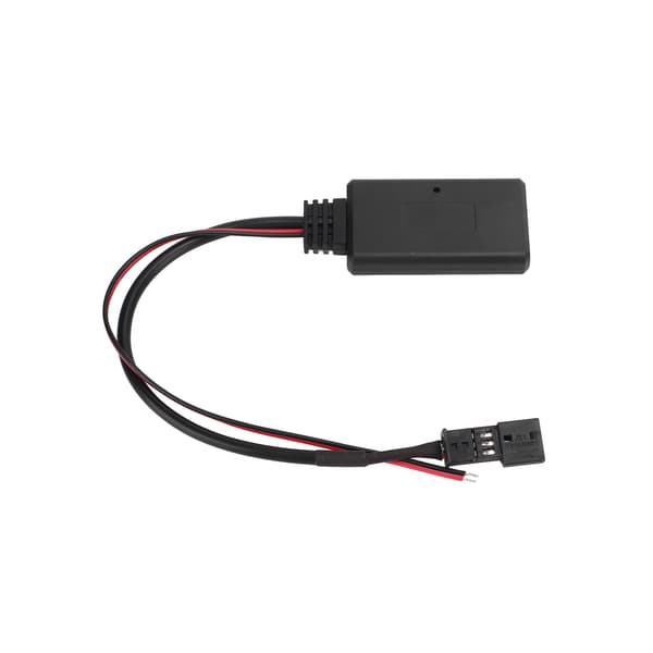 Bil Bluetooth 5.0 AUX-modul 3-pin ABS Svart Slitasje-resistent Utbytting for E39 E46 E38 E53
