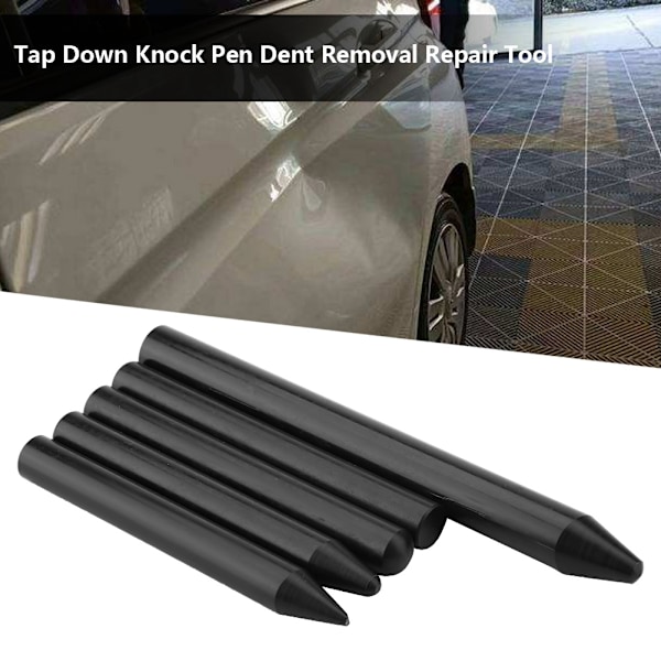 5 stk. Sorte Nylon Tap Down Knock Pen Bulkdannelse Reparationsværktøj