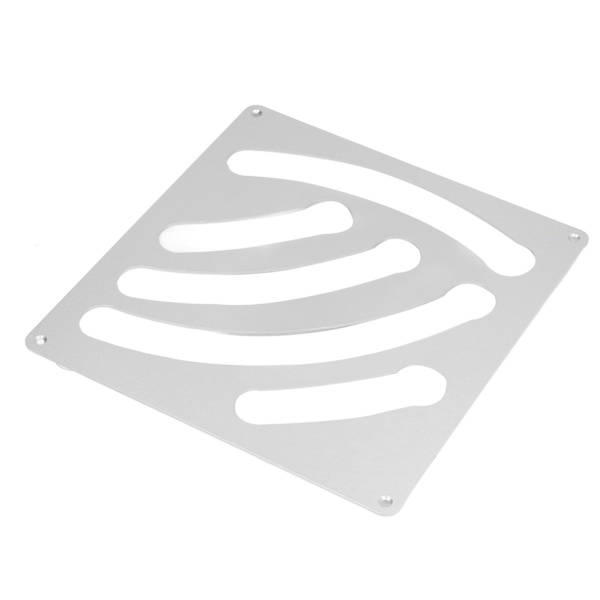 Väggmonterad kapselhållare för kaffe i aluminiumlegering, silver