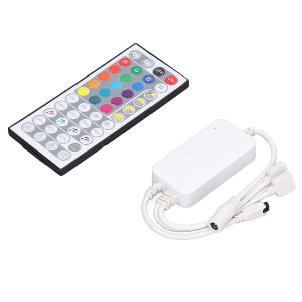 LED Strip Lys Controller 44 Taster 3 Knapper RGB Dual Mode Timing Funktion WIFI Lys Controller DC5V til 24V