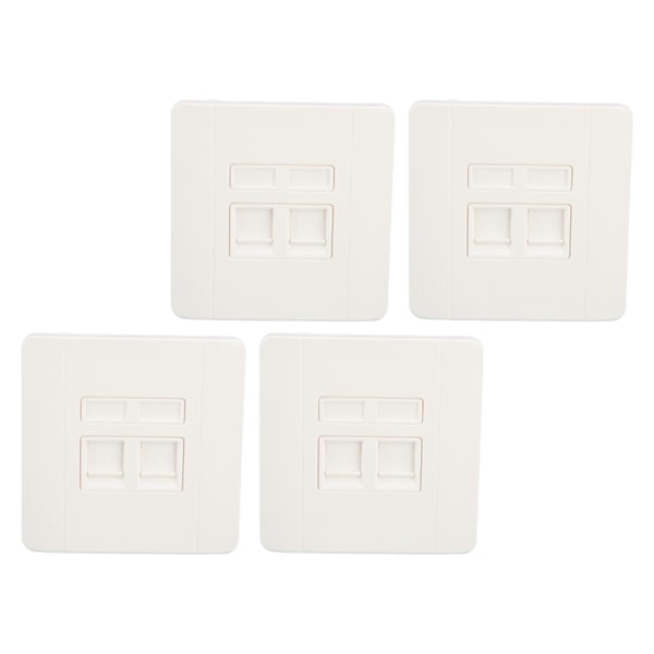 30 kpl Ethernet-seinälevy Dual Ports RJ45 RJ11 Verkkoseinäpistorasia johdotukseen