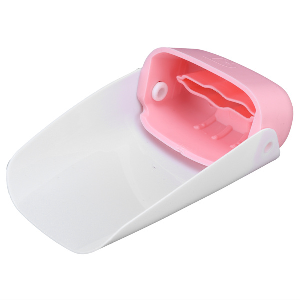Bærbar vandhaneforlænger vaskforlænger tud til småbørn baby børn håndvask (Pink )