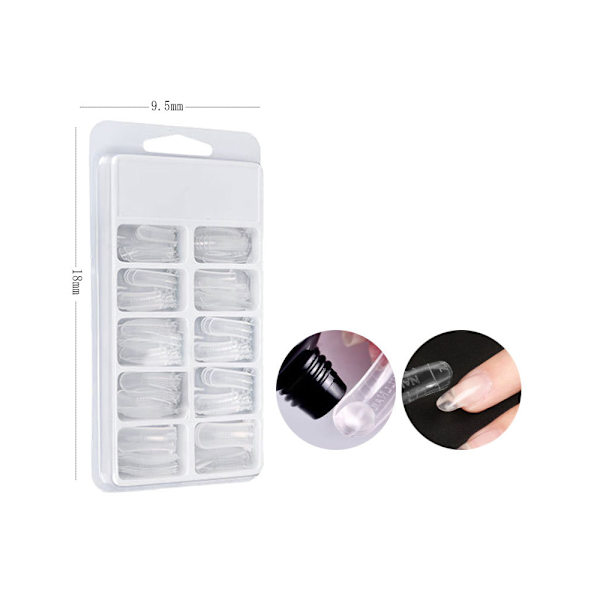 15 ml nagelförlängningslimset nagelform dubbelhårig borste nagelkristallförlängningslimset kristalllimset A5