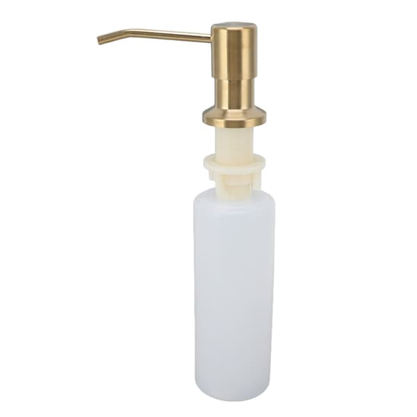 300 ml køkkenvask sæbedispenser rustfrit stål 360° rotation multifunktionel sæbedispenser til køkken guld
