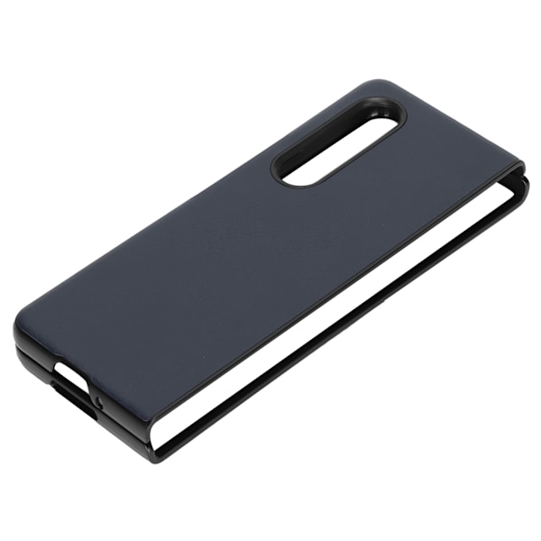 Nahkapehmustettu Kotelo Samsung Galaxy Z Fold 3 -puhelimelle, naarmuuntumaton ja iskunkestävä, sininen