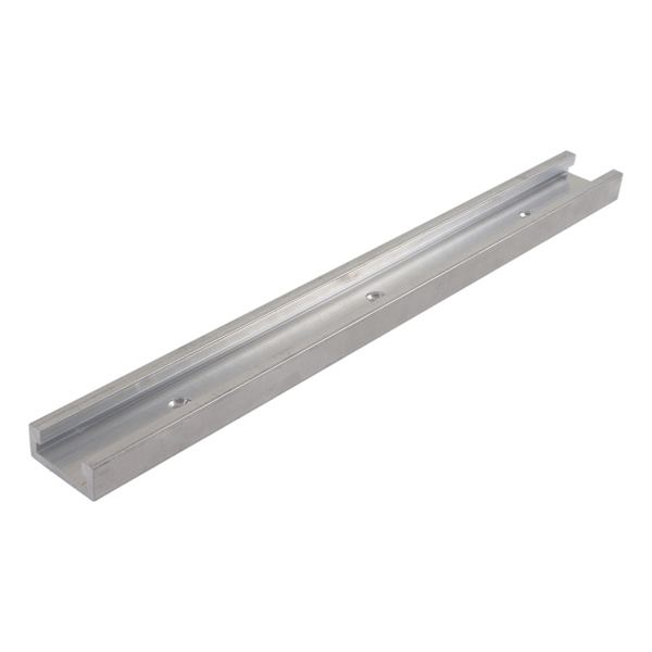 T-skrue fastgørelsesspor i aluminiumlegering T-spor geringsskinne til knusebord træbearbejdning DIY-værktøjer 50 cm / 19,7 tommer