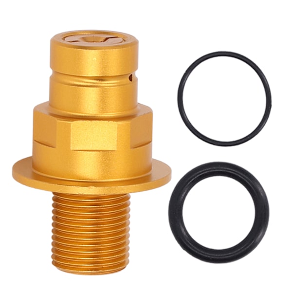 CO2-adapter, kobber brusmaskin koblingsadapter for Terra for Art hurtigkoblingsmaskiner gull M18x1.5