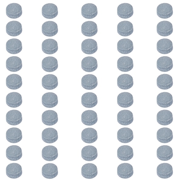 50 STK biljardbassengkøtips PU-pinnespisser erstatning for bassengkøer og snookertilbehør 12 mm/0.47in