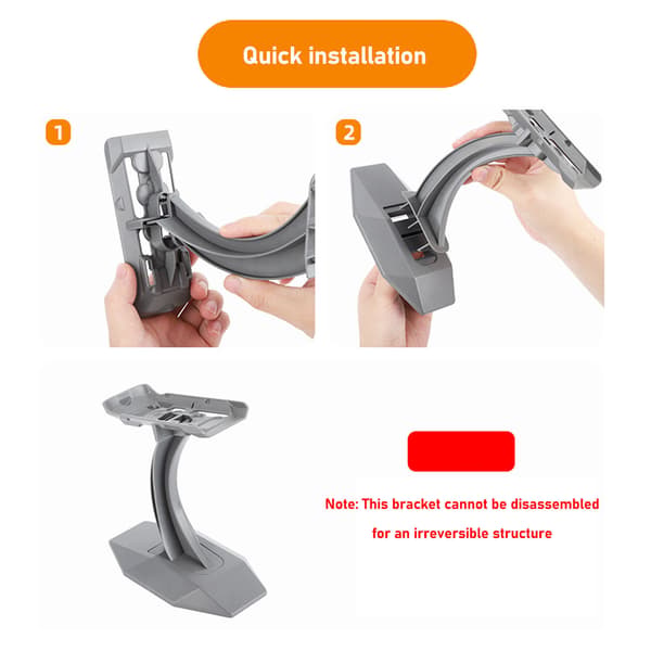 Drone Display Stand Professionel RC Drone Holder til Mavic 3 til Mavic 2 til Mavic Pro Mørkegrå