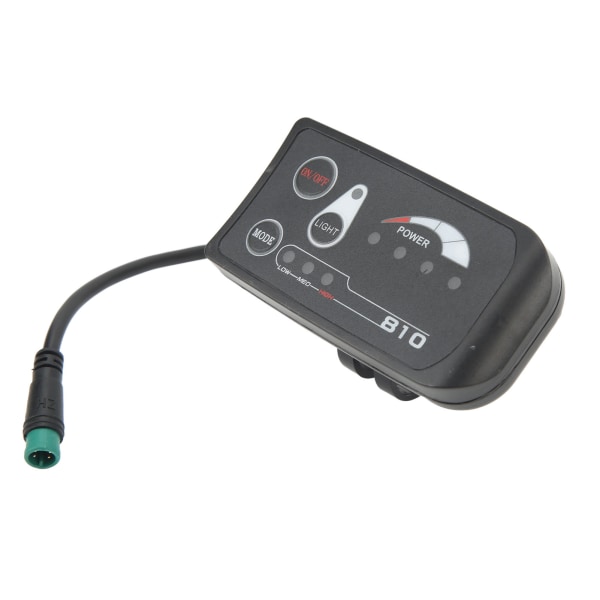 Elektrisk sykkel LED-skjermmåler Elektrisk scooter LED-skjermpanel med 8102 vanntett 5P-kontakt 24V