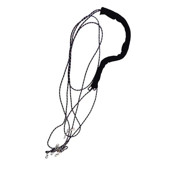 Justerbar Hest Trening og Lunging Hjelpemiddel Hest Lunging Trening Hjelpemiddel Lunge Utstyr for Hest Trening Svart