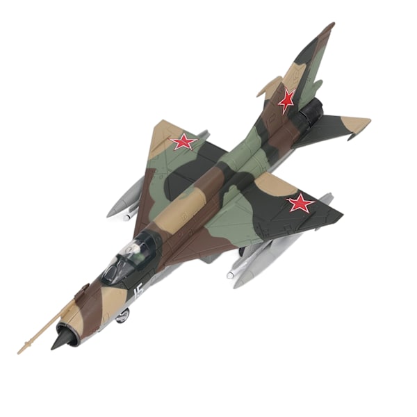 1:72 Gjutmodell av flygplan med displaystativ Hög simulering Kompakt legering Flygplan Jaktmodell