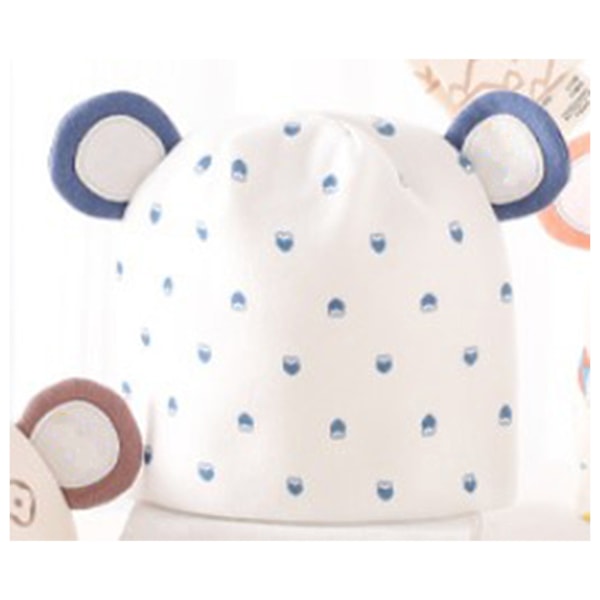 Nyfödd Hatt Benfri Söt Andningsbar Bomulls Baby Beanie Hatt Keps för 0 till 3 Månader Pojkar Flickor