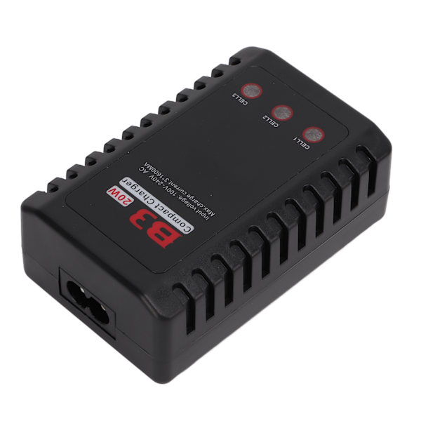 HotRC B3 Balance Lader Effektiv Varmeafledning Auto Sluk HotRC B3 Lipo Batteri Lader EU Stik 100‑240V