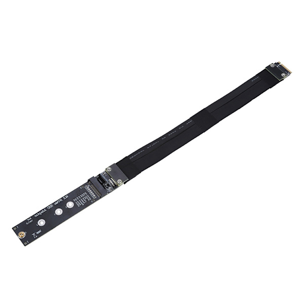 20 cm M.2 NVMe SSD Solid State Drive-förlängningskabel för PCI-E 3.0 x4 Full Speed