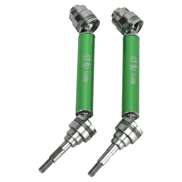1 par RC frontdrivaksel stål aluminiumslegering rustsikker 1/10 fronttransmissionsaksel til TRAXXAS grøn