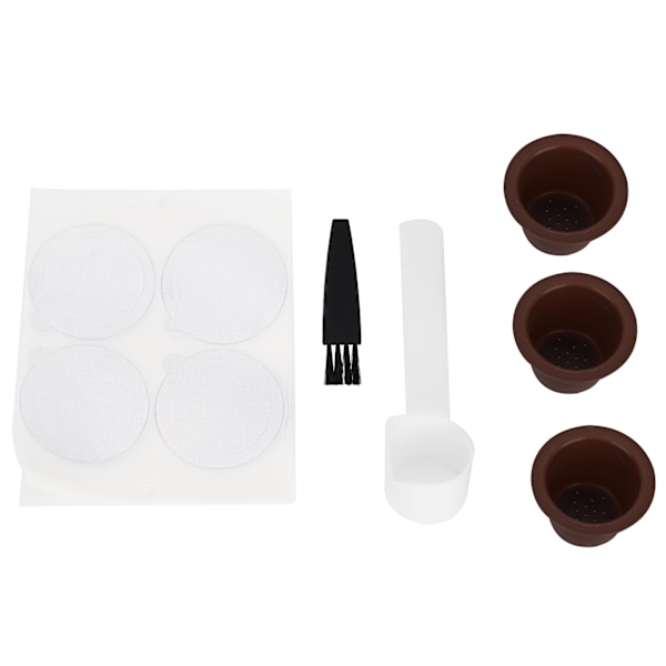 Gjenbrukbar kaffekapsel Udekket kaffefilterkopp Påfyllbar kaffemaskin Tilbehør