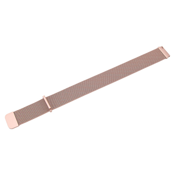 20 mm Metal Mesh watch i rostfritt stål Snabbsläpp Allmänt watch för Galaxy Watch för Vivoactive HR för Amazfit GTS 2 Mini Rose Gold
