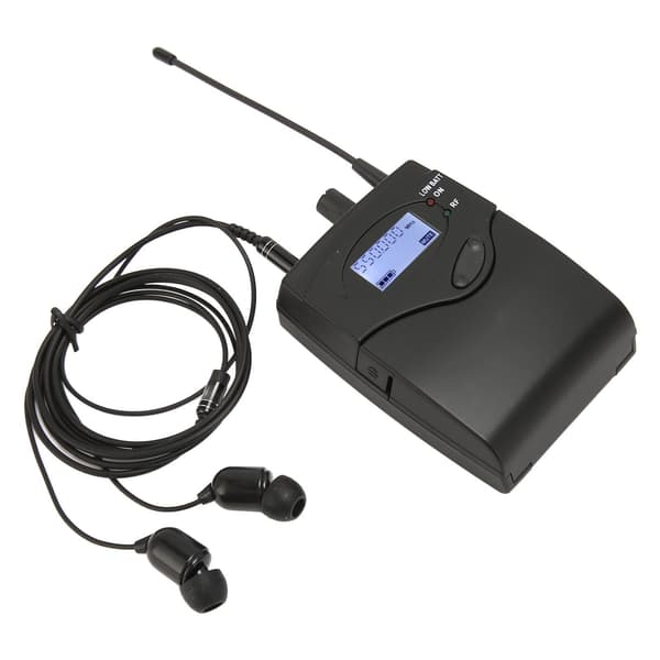Bodypack-mottaker 550 til 580MHz Stereo øretelefonmonitor-mottaker for bandscene-studio