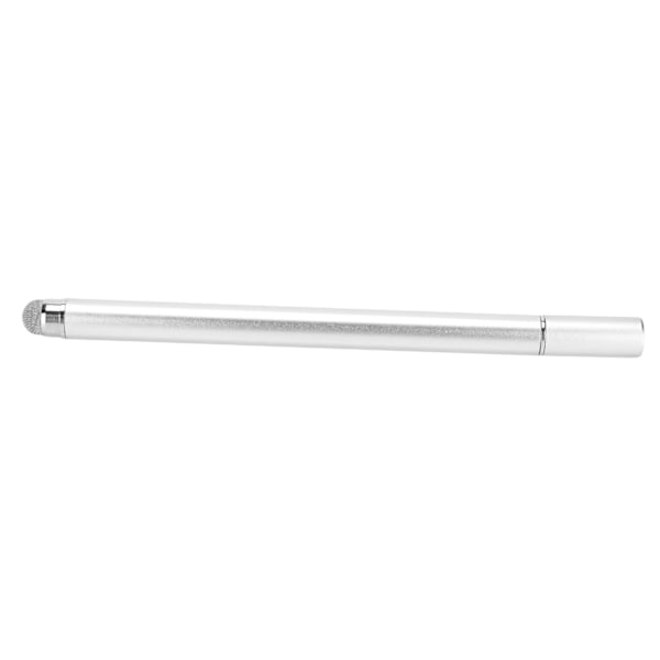 Stylus Pen 2 i 1 Universal Kapacitiv Skærm Touch Pen Blyanter Høj Sensitivitet Fin Spids Digital Blyant Sølv