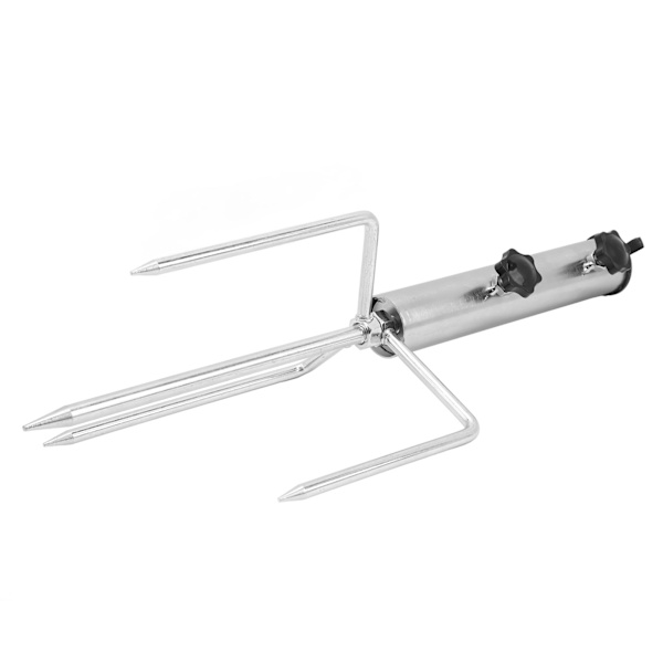 Stål Haveparasol Spyd Jordanker Paraplyholder med 4 Tænder til Camping Picnic