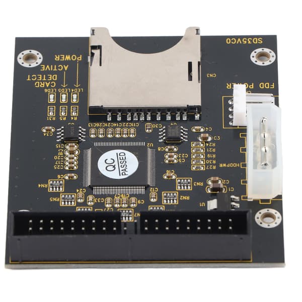 SD til 3.5in IDE SD/SDHC/SDXC/MMC Minnekort til IDE 40Pin Hann Adapter