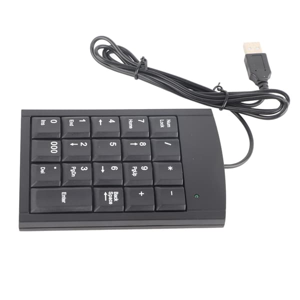 Bärbart Mini USB Numeriskt Tangentbord för Laptop